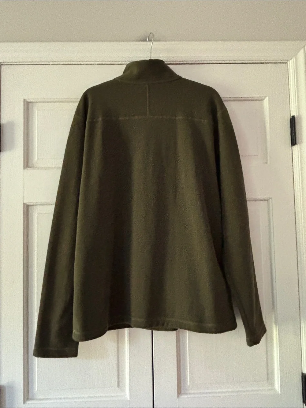 The North Face Men's Olive Green Texture Cap Rock Quarter-Zip Jacket Size XL